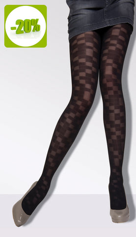 Chess Board Patterned Tights